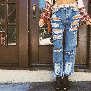 Carmar LF Distressed Cutout Jeans